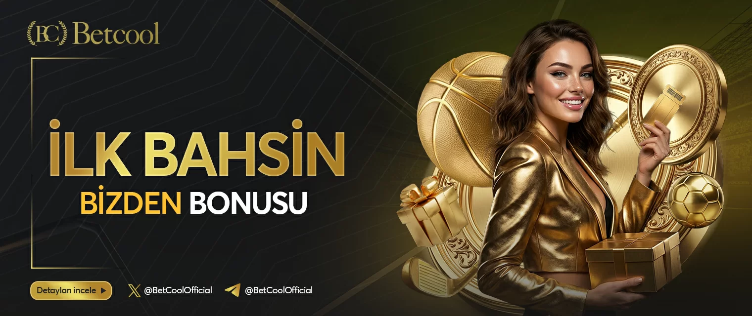 BetCool ilk bahis bizden bonusu